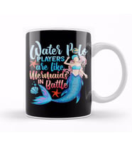 Water Polo Players Are Like Mermaids In Battle Kupa Bardak Porselen