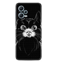 Xiaomi Redmi Note 12 5g Kılıf Resimli Desenli Silikon Platinium Series Komik Kedi 1863