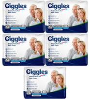 Giggles Hasta Bezi Yetişkin Bel Bantlı Tekstil Yüzey Ekstra Büyük (XL) 150 Adet (5PK*30)