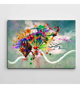 Renkli Balonlar Modern Sanat Kanvas Tablo