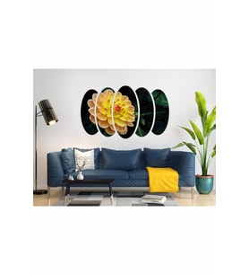 SARI ÇİÇEK MDF TABLO-0712