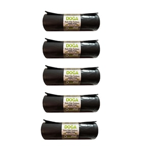 Ecoplast Jumbo Boy Siyah Çöp Torbası Poşeti - 700 Gr. - 90 Litre - 80 x 110 Cm / 10 Adetlik 5 Rulo