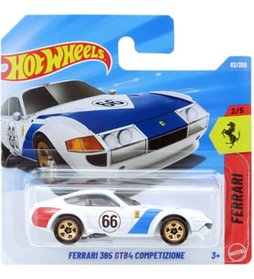 Hot Wheels - Ferrari 365 GTB4 Competizione - Beyaz (1/64) JJJ30