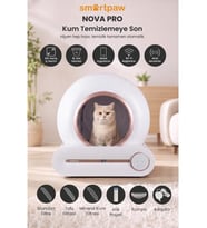 Smartpaw Nova Cat Pro Akıllı Otomatik Kedi Tuvaleti Pembe (Türkiye Garantili)