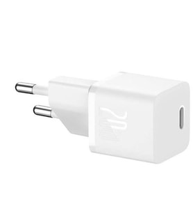 Baseus CCGN050102 20W Beyaz 1C GaN5 Adaptör Mini