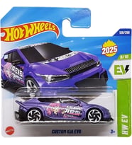 Hot Wheels - Custom Kia Ev6 - Hw Ev 8/10 - Hyw22 - Kısa Kart - Metalik Mor - Mattel 2025-1:64 (Çok Renkli)
