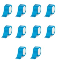 Omeyva Takviyeli Tamir Bandı - İzolasyon Onarım Çadır Bandı - Mavi - 48 mm x 10 YRD - 10 Rulo