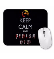 Mortal Kombat Keep Calm And Finish Keep Calm Mouse Pad