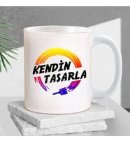 Kendi Kupanı Kendin Tasarla Kişiye Özel Kupa Bardak