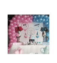 50 Adet Cinsiyet Belirleme Balon Zinciri 50lizincir Model