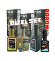 Mannbor Dizel Katkı Seti: Bor yağ katkı +Dpf temizl.+Enjektör Temizli+Mazot Katkısı 250 ml