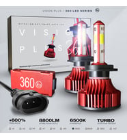 C9 360° Led Xenon Dob 9005 34w 8800 Lumen