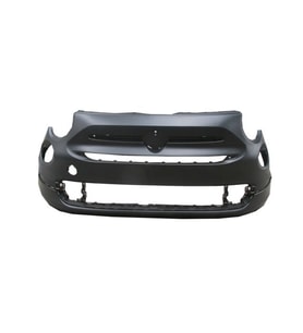 FIAT 500L- 15/16; ÖN TAMPON SİYAH (SİS/PANJUR DELİKLİ LOUNGE MODEL) (TÜV) (TYG)