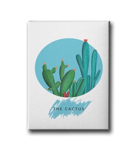 The Cactus Canvas Tablo MİND358