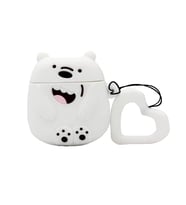E2M AIRPODS 1-2 KILIF BARE BEAR BEYAZ