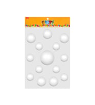 Puti Karışık Köpük Top 6.5 cm - 5 cm - 3 cm