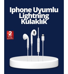 Yüksek Ses Kaliteli Mikrofonlu Kablolu Kulak İçi Kulaklık
