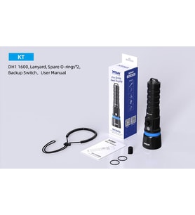 XTAR Hunter DH1 1600 Lumen Dalış Feneri