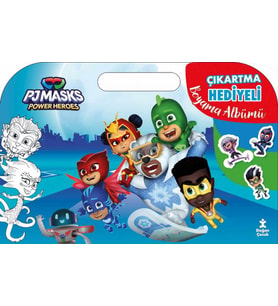 Pjmask Çıkartma Hediyeli Boyama Albümü