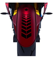2 Adet Sport Motosiklet Çamurluk Jet Siyah Kask Sticker Çınar Extreme