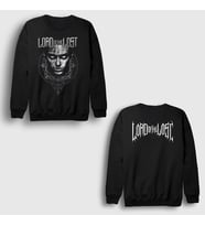 Presmono Unisex Siyah Judas Lord Of The Lost Sırt Baskılı Sweatshirt 522117tt