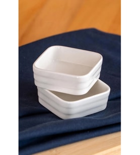 Acar OMR22.0404 Porselen Mini Tabak 6 Cm 6 Lı (Beyaz)