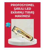 Mey İthalat® 1800 mAh Bataryalı Uzun Kullanım Süreli Şarjlı Tıraş Makinesi