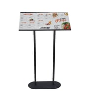 Restoran Önü Metal Menü Panosu 3xA4