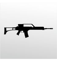 Folyo Sticker RIFLE 7.62 MM 100cm Uzunluk (Karışık)