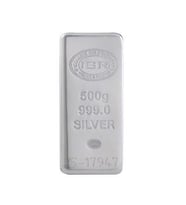 AgaKulche 500 gr 999.0 İAR Külçe Gümüş