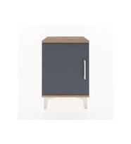 Arges Komodin 2 Raflı Tek Kapaklı 44x30x64 Çam-Antrasit