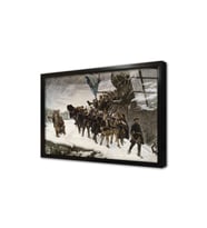 Karl ın Eve Götürülmesi Çerçeveli Cam Tablo