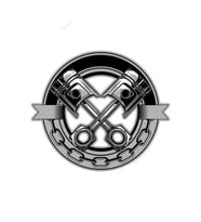 Motosiklet Motor Piston Sticker 15CM