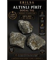 Sertifikalı Altınlı Pirit Doğal Taş Kütle 40-60 mm Orta Boy Ham Pirit Taşı
