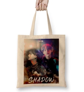 BTS Suga Shadow Bez Çanta Uzun Saplı
