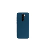 Xiaomi Redmi Note 8 Pro İçi Kadife Silikon Kılıf Lacivert