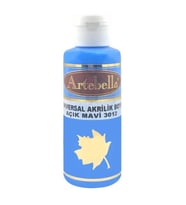 Açık Mavi Akrilik Boya Artebella Açık Mavi Akrilik Boya 3012 Açık Mavi 130 ml (Karışık)