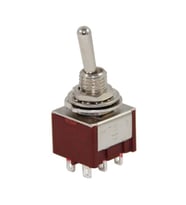Ayt IC-144A Ø6 mm On On Toggle Switch Buton MTS-202 13 x 31.6 Mm