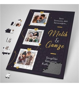 Harika Aşkımız Fotoğraflı 240 Parça Kişiye Özel Puzzle