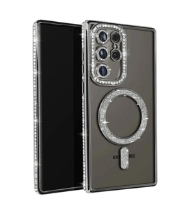 Samsung Galaxy S23 Ultra Joke Simli Magneticsafe Kılıf - Siyah
