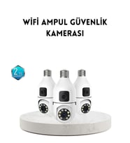 Ampul Tipi Wifi Kamera 2mp Lensli Full Hd Görüntü Ve Akıllı Hareket Algılama