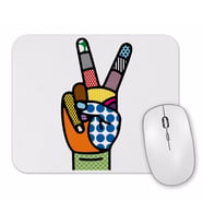 Barış Zafer İşareti Tasarım Mouse Pad