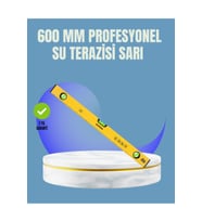 Dayanıklı Plastik Gövdeli 600 mm Su Terazisi