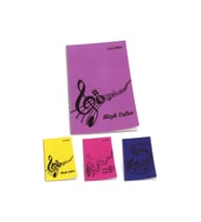 Çınar A4 Müzik Defteri Spiralli Jazz Plastik Kapak 30 Yaprak (12 Li Paket) (Karışık)