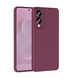 Coverzone Samsung Galaxy S25 Edge ?le Uyumlu K?l?f Z-Mara Lansman Vieri Tam Koruma Arka Kapak Kamera Koruma �?k?nt?l? P�r�zs�z Y�zey Koyu Mor