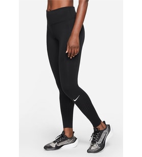 Nike Running Fast Dri Fit Leggings Lux Buhar Bariyer Cepli Şekillendirici Toparlayıcı Spor Tayt Siyah