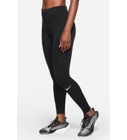 Nike Running Fast Dri Fit Leggings Lux Buhar Bariyer Cepli Şekillendirici Toparlayıcı Spor Tayt Siyah