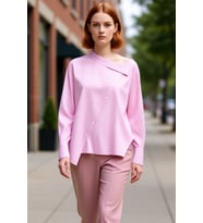Kadın Çizgili Dokuma Gömlek Fonksiyonel Dayanıklı Kaliteli Konforlu Estetik Premium Modern