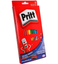 Pritt Kuru Boya Karton Kutu Jumbo Üçgen 12 Renk Jumbo Üçgen Kuru Boya (Karışık)
