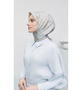 Armine 2025 Yaz Sezonu %100 Twill İpek Eşarp 9304D 09
